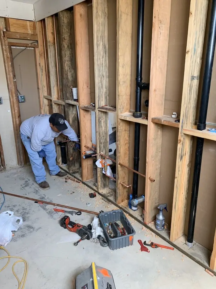 Commercial rough-in plumbing for Water Heater Replacement in Northwood Ridge